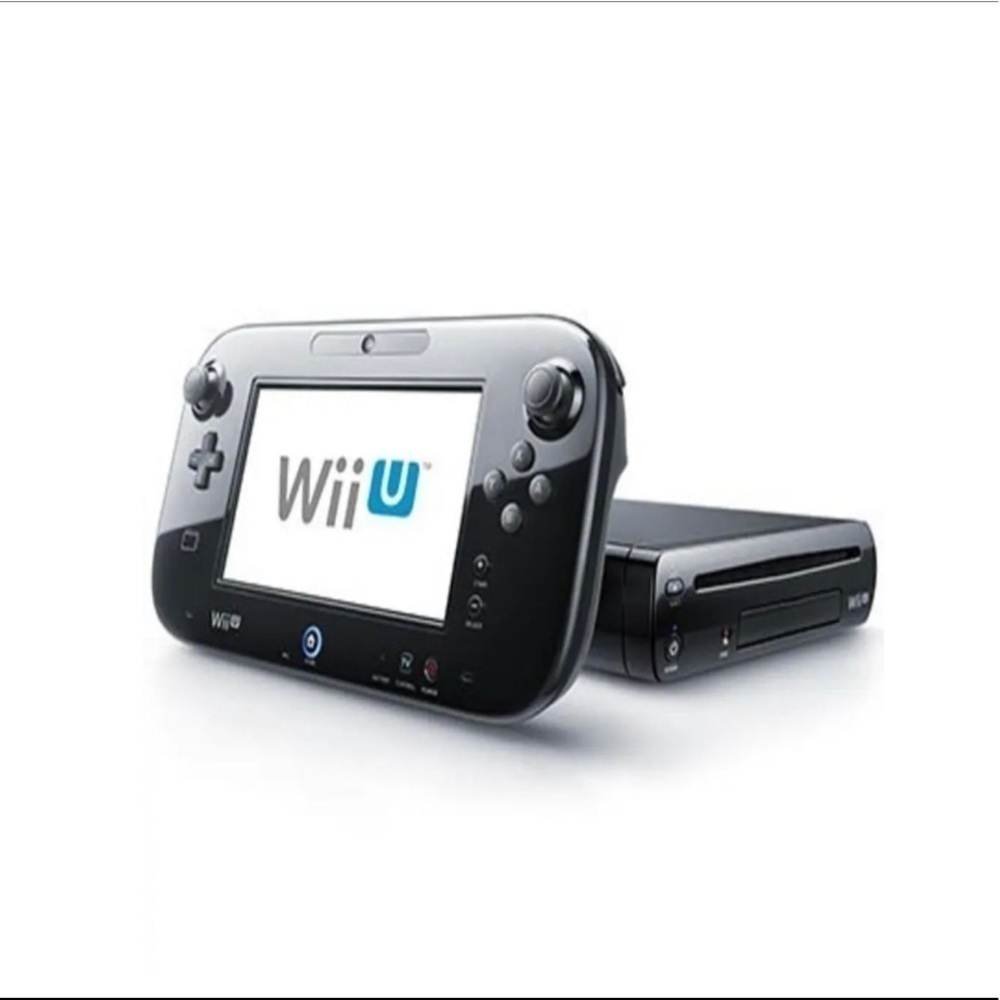 🕹HP🕹 NINTENDO Wii U 32GB Black Console GamePad COMPLETE W/4 Games.